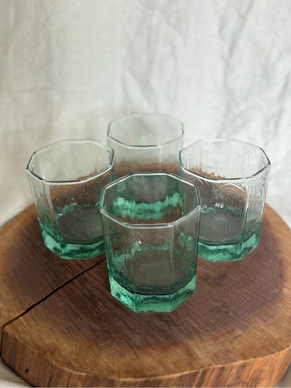 Libbey “Facets” Tumbler Set of 4